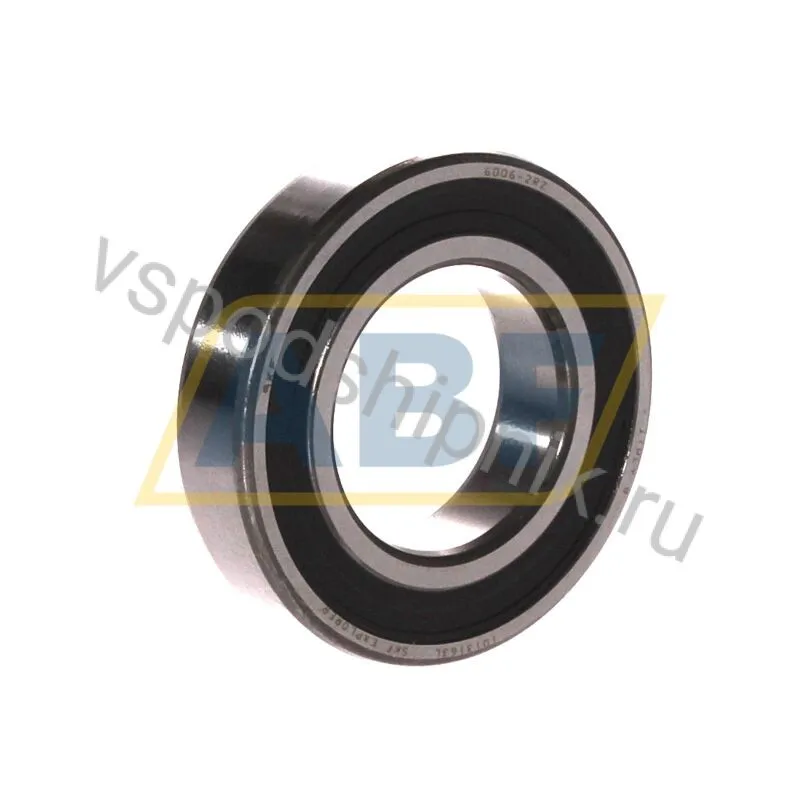 Подшипник шариковый радиальный однорядный 6006-2RZ SKF 360