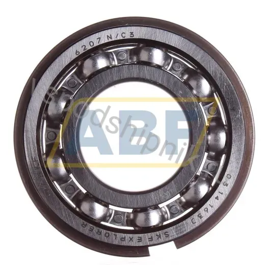 Подшипник шариковый радиальный однорядный 6207N/C3 SKF