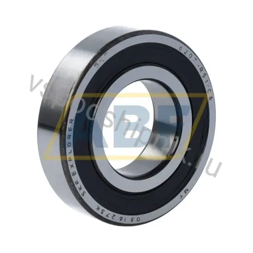 Подшипник шариковый радиальный однорядный 6207-RS1/C3 SKF