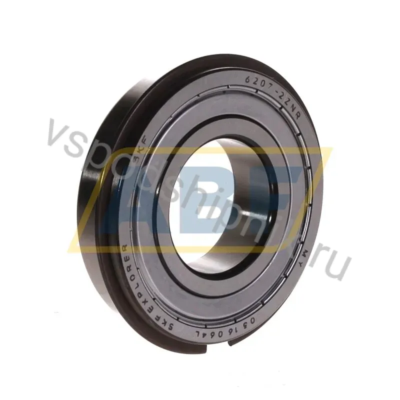 Подшипник шариковый радиальный однорядный 6207-2ZNR SKF 360