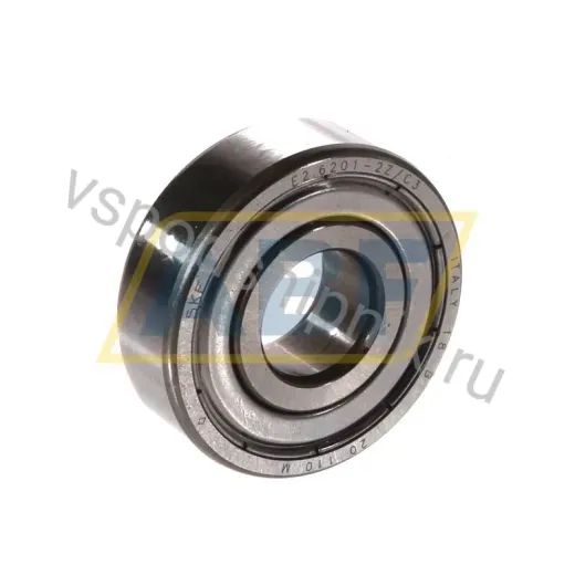 Подшипник шариковый радиальный однорядный E2.6201-2Z/C3 SKF 12×32×10 мм