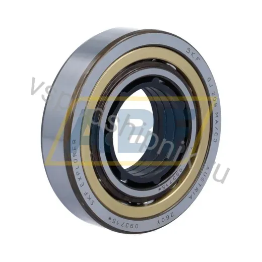 Четырёхточечный шариковый подшипник QJ209MA/C3 SKF