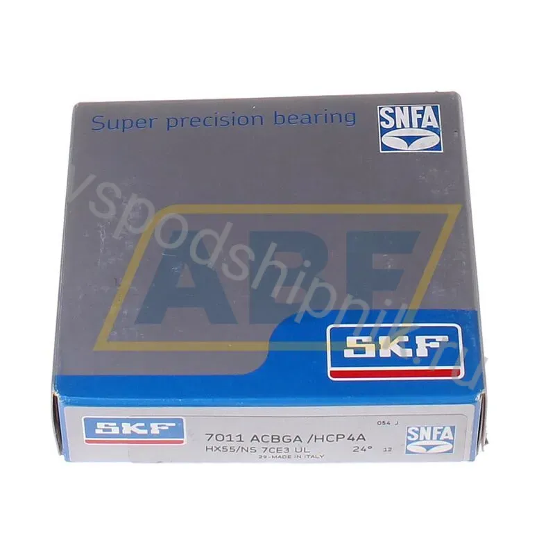 Подшипник шариковый радиально-упорный однорядный 7011ACBGA/HCP4A SKF 360