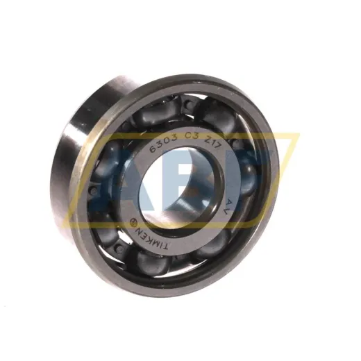 Подшипник шариковый радиальный однорядный 6303-C3 Timken 17×47×14 мм