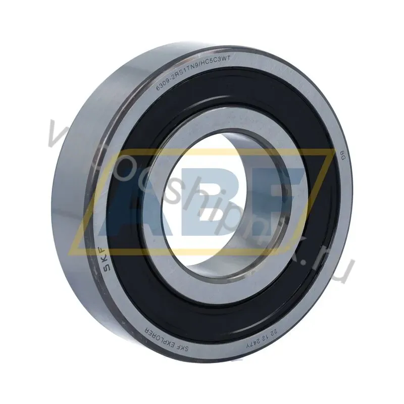 Подшипник шариковый радиальный однорядный 6309-2RS1TN9/HC5C3WT SKF 360