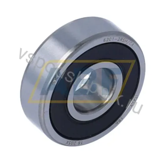 Подшипник шариковый радиальный однорядный 6201-2RSH/C4 SKF