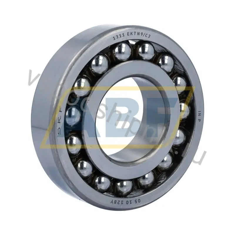 Самоустанавливающийся шариковый подшипник двухрядный 1311EKTN9/C3 SKF 360
