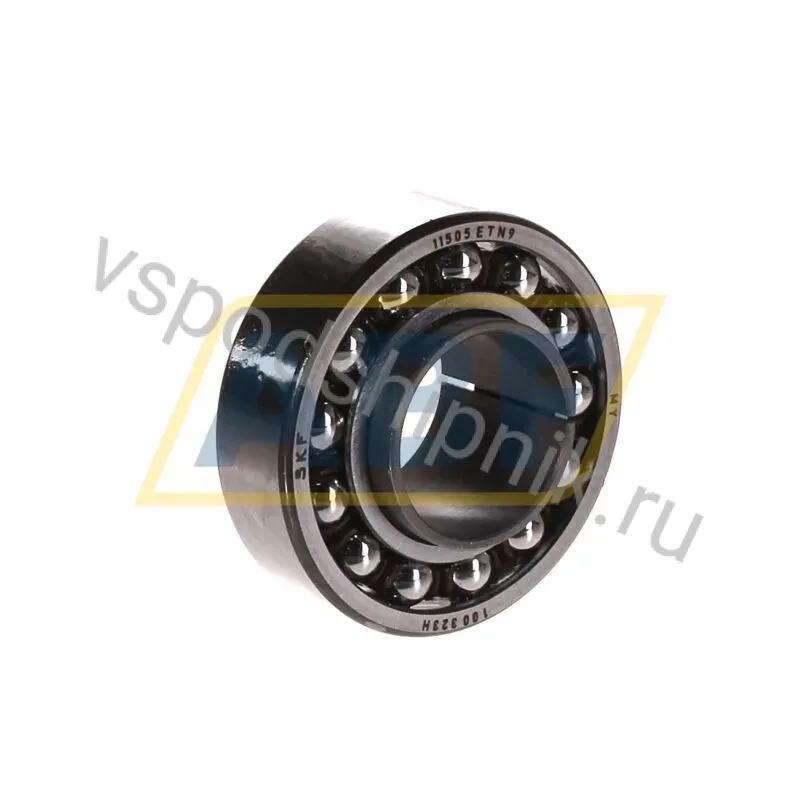 Самоустанавливающийся шариковый подшипник двухрядный 11505ETN9 SKF 360