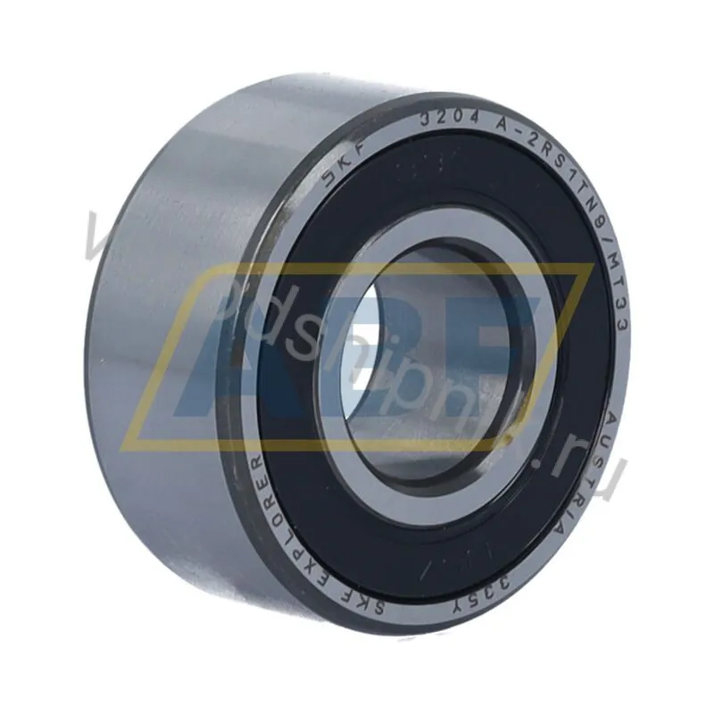 Подшипник шариковый радиально-упорный двухрядный 3204A-2RS1TN9/MT33 SKF 360