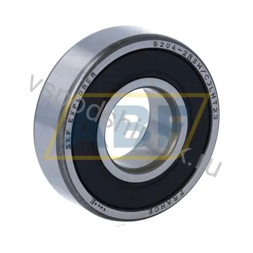 Подшипник шариковый радиальный однорядный 6204-2RSH/C3LHT23 SKF