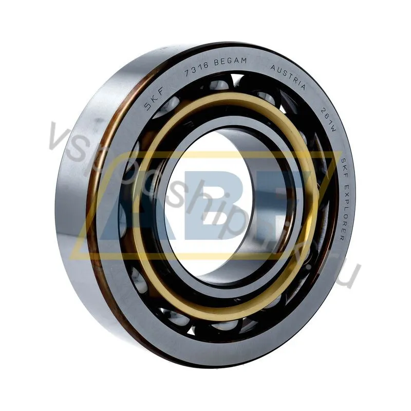 Подшипник радиально-упорный шариковый 7316BEGAM SKF 360