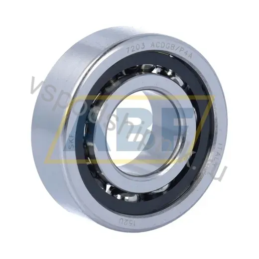 Подшипник шариковый радиально-упорный однорядный 7203ACDGB/P4A SKF 17×40×12 мм