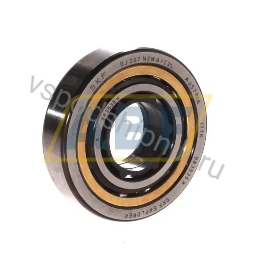 Четырёхточечный шариковый подшипник QJ207N2MA/C2L SKF