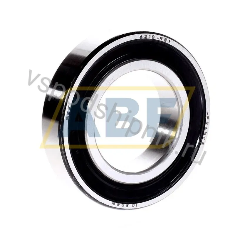 Подшипник шариковый радиальный однорядный 6210-RS1 SKF 360