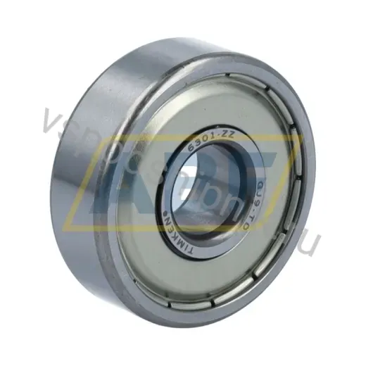 Подшипник шариковый радиальный однорядный 6301-ZZ Timken 12×37×12 мм