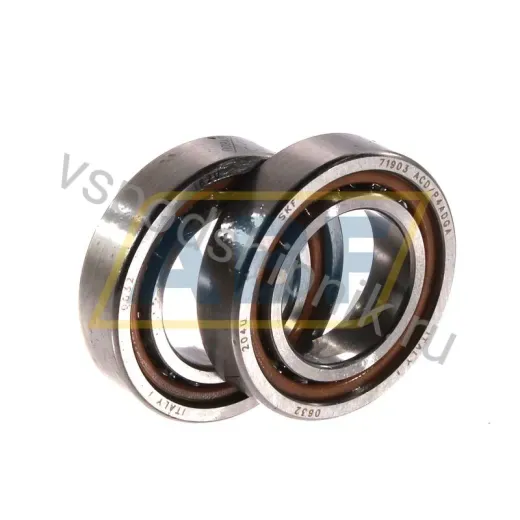 Подшипник шариковый радиально-упорный однорядный 71903ACD/P4ADGA SKF
