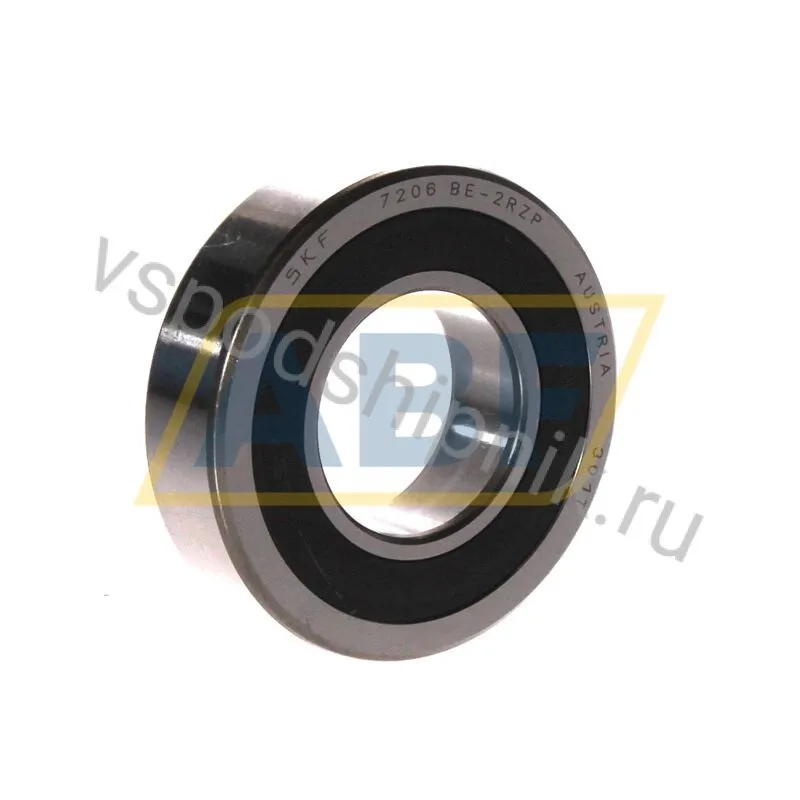 Подшипник радиально-упорный шариковый 7206BE-2RZP SKF 360