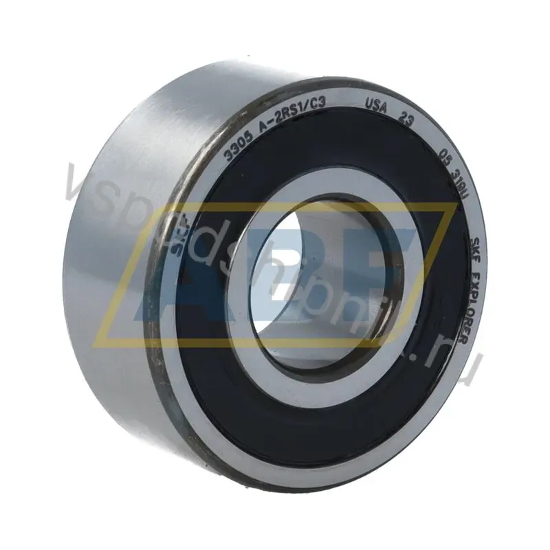 Подшипник шариковый радиально-упорный двухрядный 3305A-2RS1/C3 SKF 360