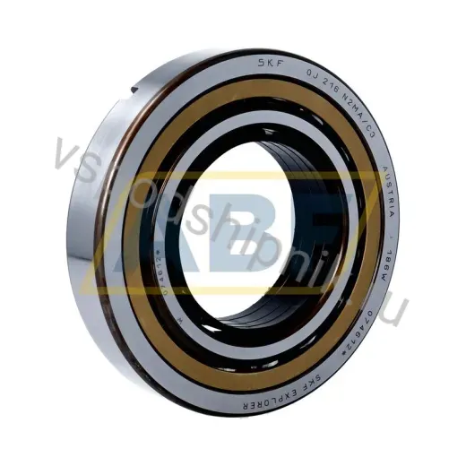 Четырёхточечный шариковый подшипник QJ216N2MA/C3 SKF