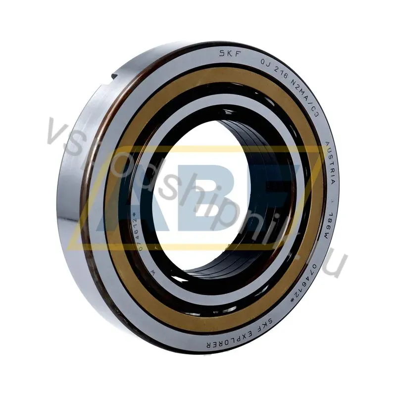 Четырёхточечный шариковый подшипник QJ216N2MA/C3 SKF 360