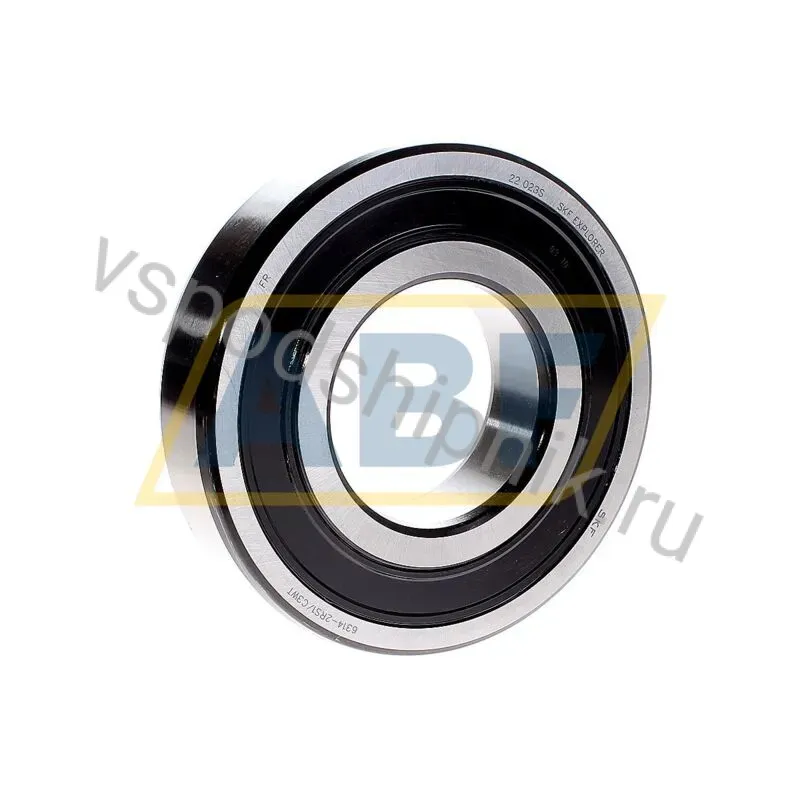 Подшипник шариковый радиальный однорядный 6314-2RS1/C3WT SKF 360