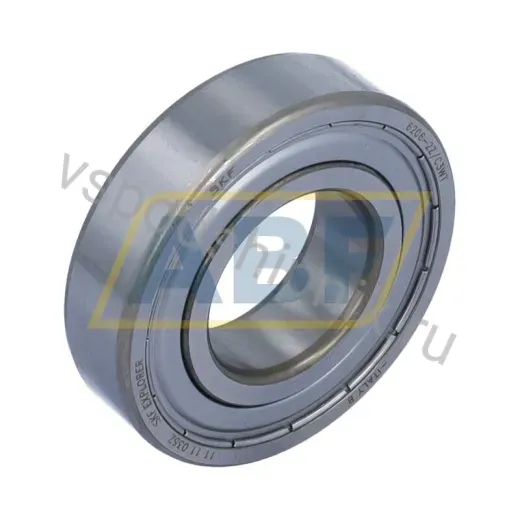 Подшипник шариковый радиальный однорядный 6206-2Z/C3WT SKF
