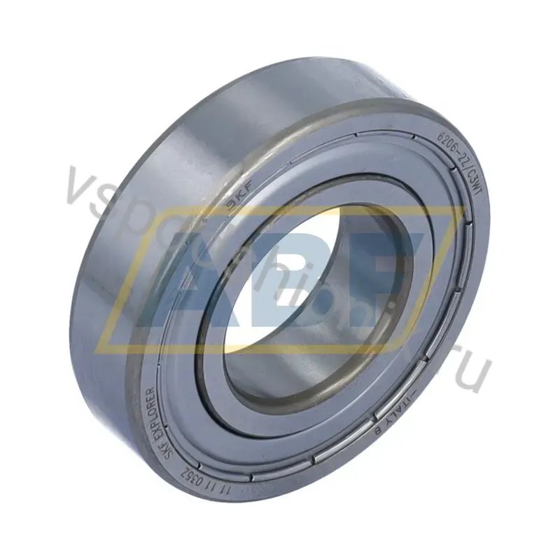 Подшипник шариковый радиальный однорядный 6206-2Z/C3WT SKF 360