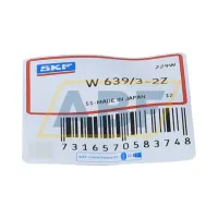 Шариковый подшипник W639/3-2Z SKF