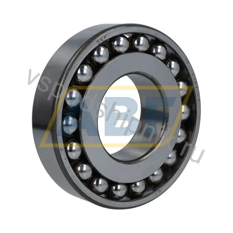 Самоустанавливающийся шариковый подшипник двухрядный 1313ETN9/C3 SKF 360