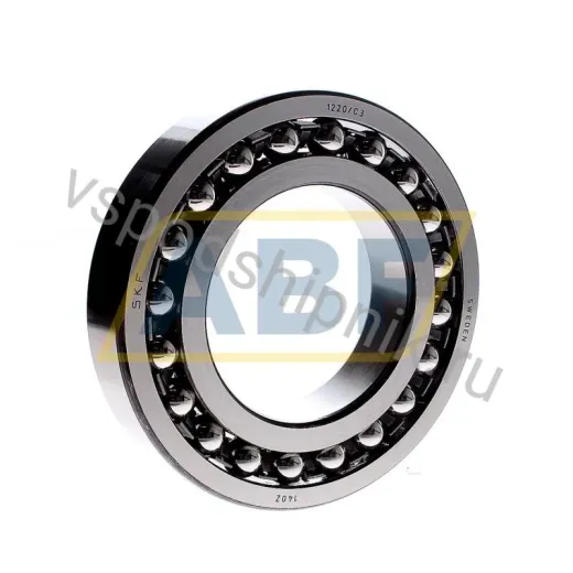 Самоустанавливающийся шариковый подшипник двухрядный 1220/C3 SKF