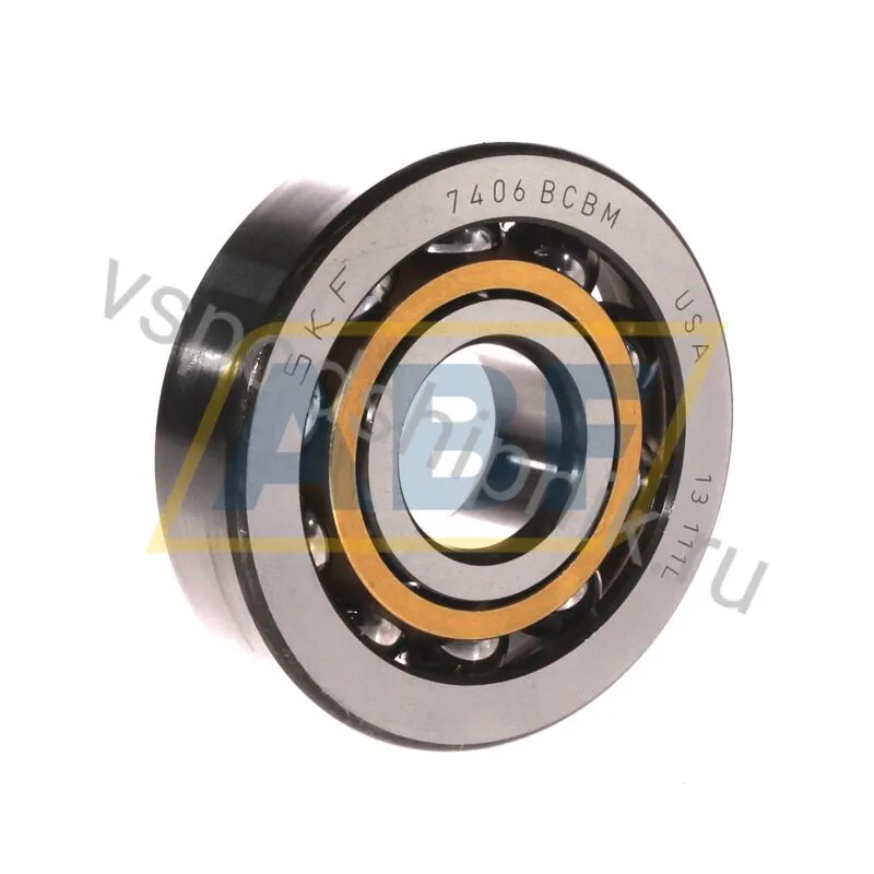 Подшипник радиально-упорный шариковый 7406BCBM SKF 360