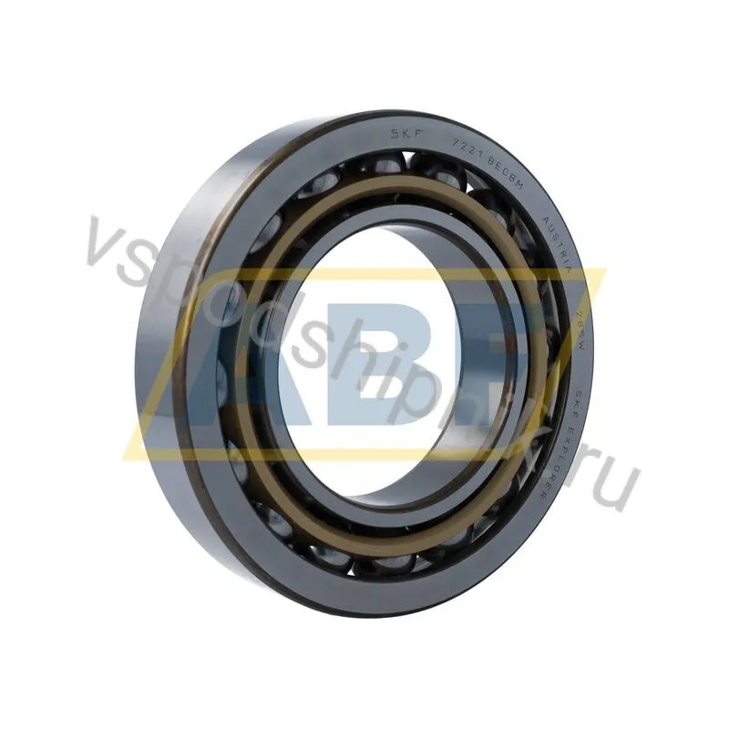 Подшипник радиально-упорный шариковый 7221BECBM SKF 360