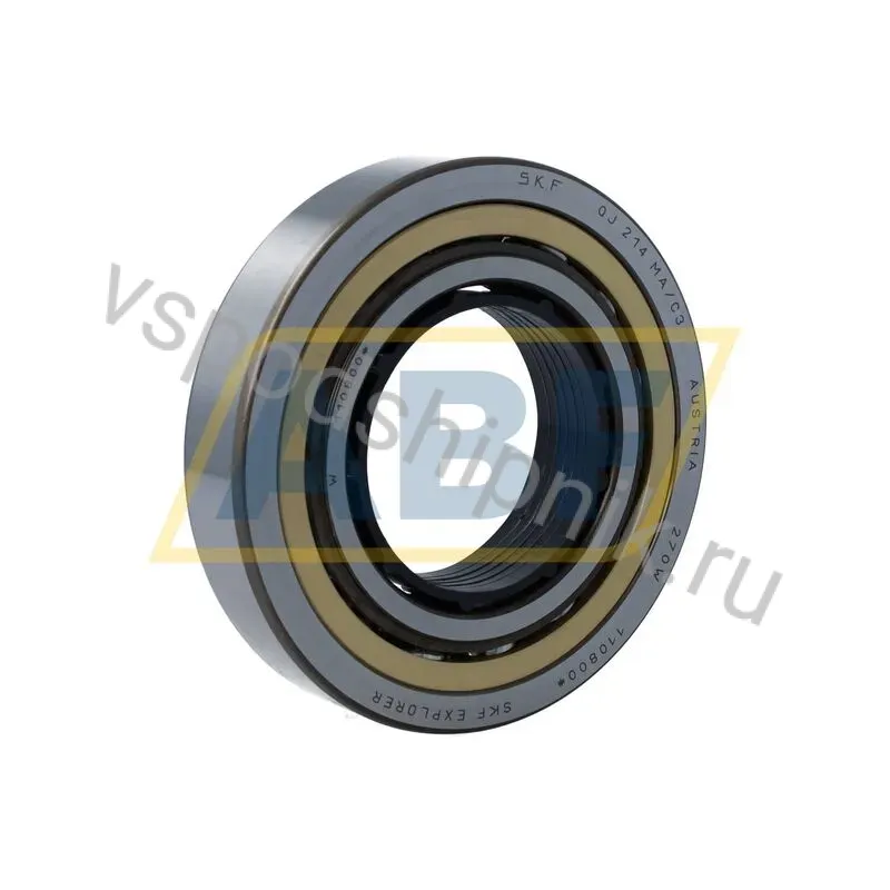 Четырёхточечный шариковый подшипник QJ214MA/C3 SKF 360