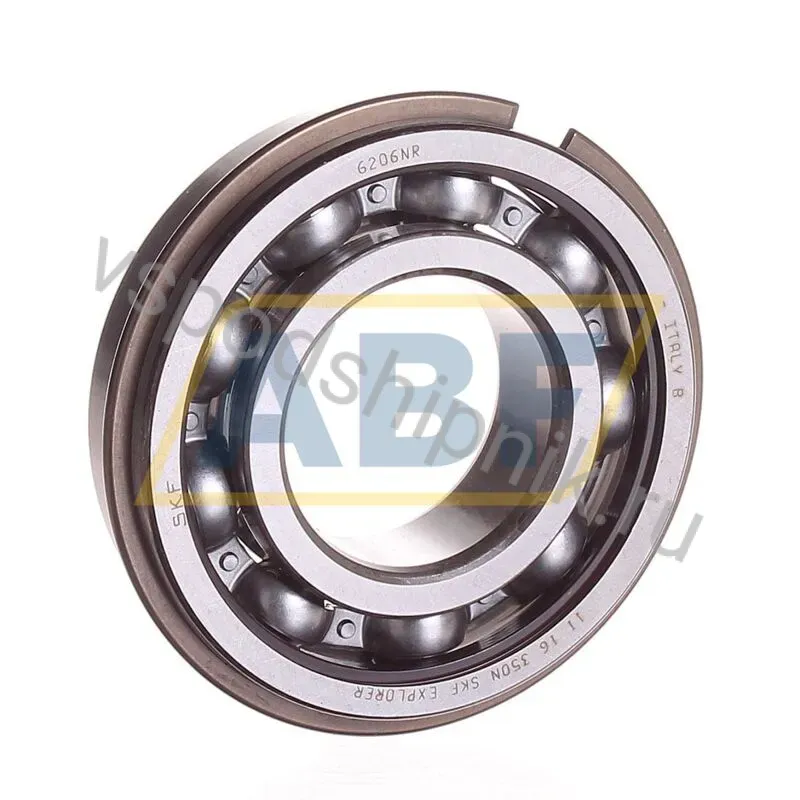 Подшипник шариковый радиальный однорядный 6206NR SKF 360