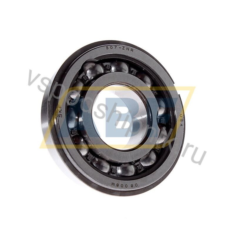 Подшипник шариковый радиальный однорядный 307-ZNR SKF 360