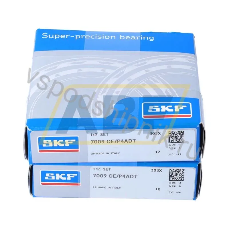 Подшипник шариковый радиально-упорный однорядный 7009CE/P4ADT SKF 360