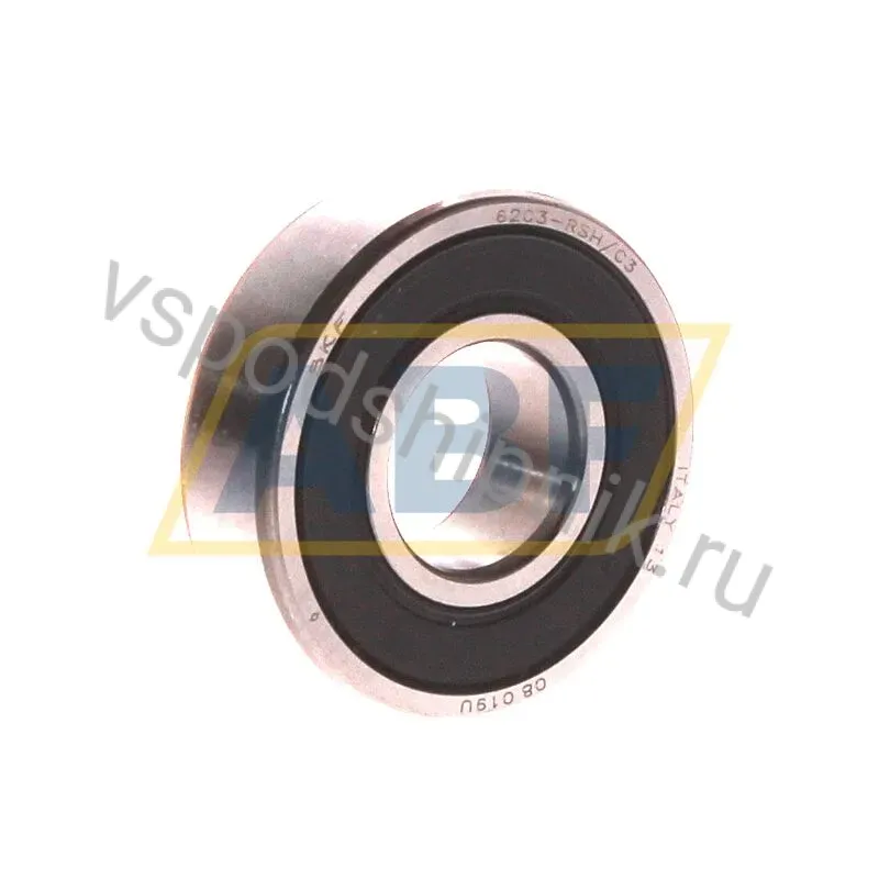 Подшипник шариковый радиальный однорядный 6203-RSH/C3 SKF 360