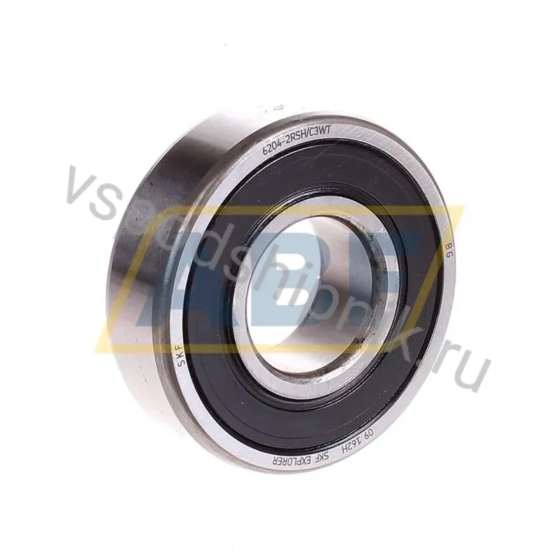 Подшипник шариковый радиальный однорядный 6204-2RSH/C3WT SKF 360
