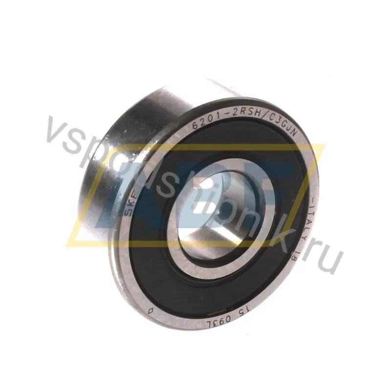Подшипник шариковый радиальный однорядный 6201-2RSH/C3GJN SKF 360