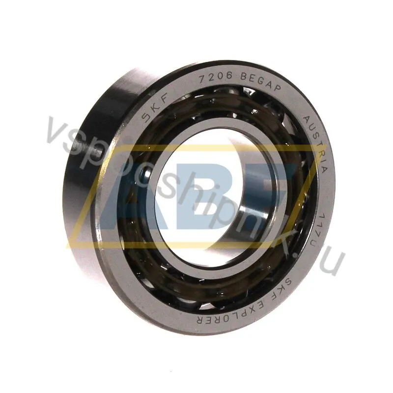 Подшипник радиально-упорный шариковый 7206BEGAP SKF 360