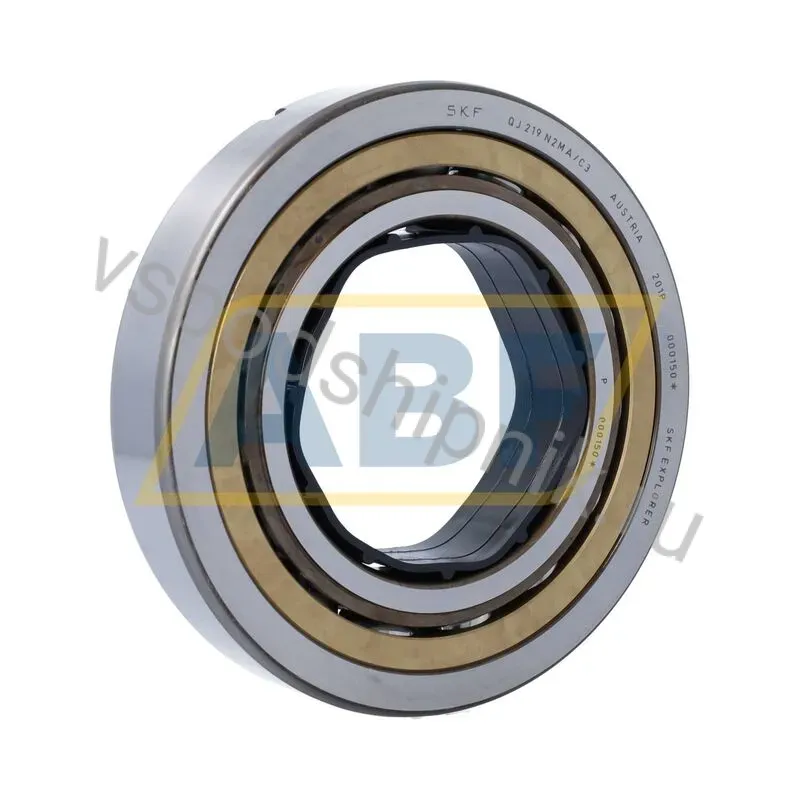 Четырёхточечный шариковый подшипник QJ219N2MA/C3 SKF 360