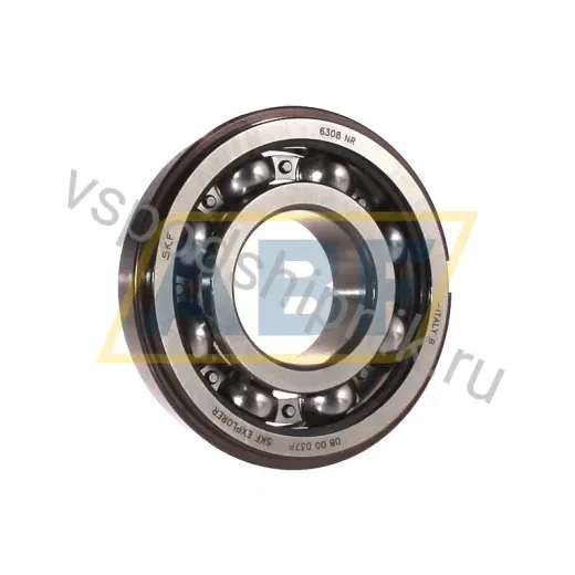 Подшипник шариковый радиальный однорядный 6308NR SKF