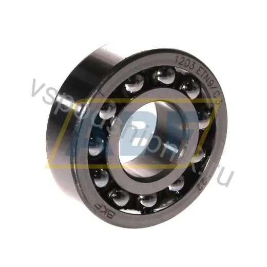 Самоустанавливающийся шариковый подшипник двухрядный 1203ETN9/C3 SKF
