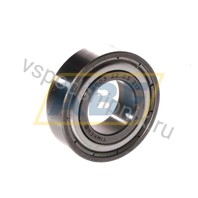 Подшипник шариковый радиальный однорядный 6003-ZZ-C3 Timken 360
