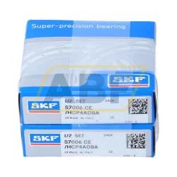 Подшипник шариковый радиально-упорный однорядный S7006CE/HCP4ADBA SKF