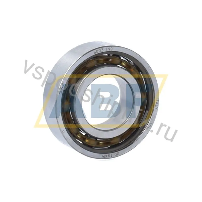 Подшипник шариковый радиальный однорядный 6003TN9 SKF 360