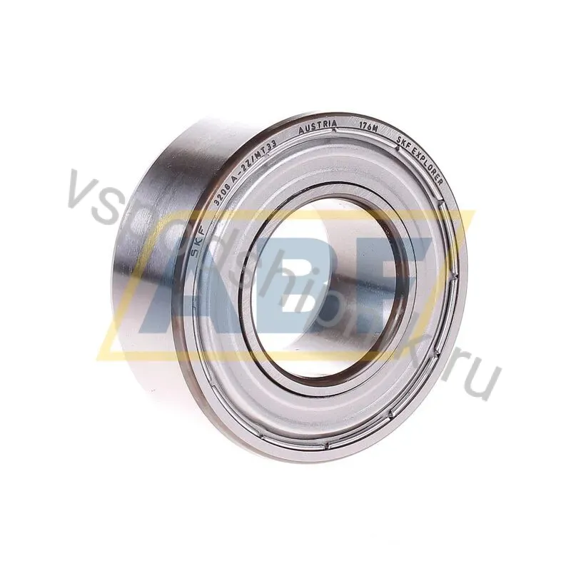 Радиально-упорный шариковый подшипник двухрядный 3208A-2Z/MT33 SKF 360