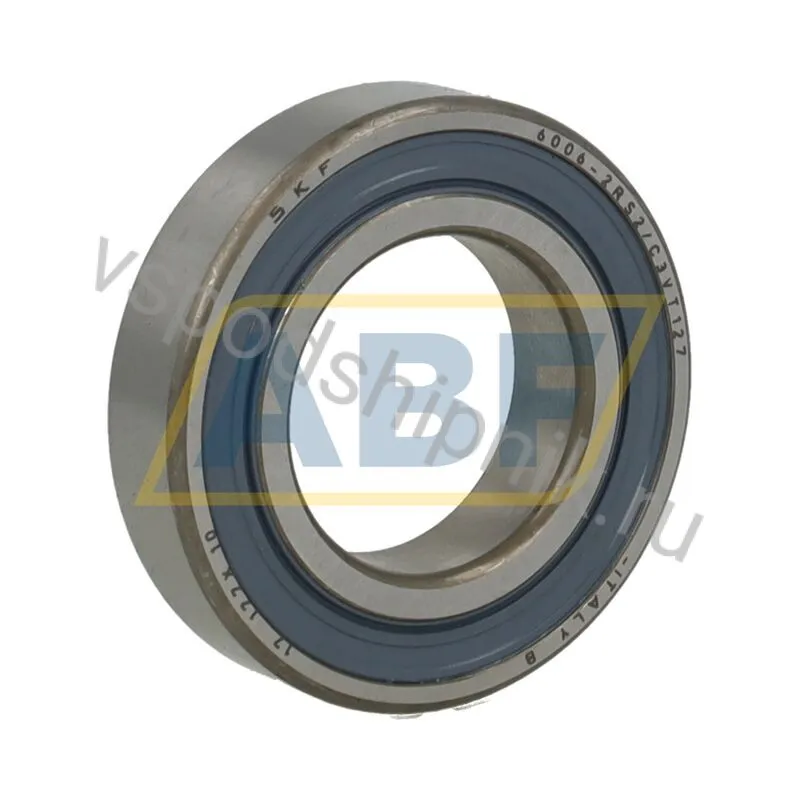 Подшипник шариковый радиальный однорядный 6006-2RS2/C3VT127 SKF 360