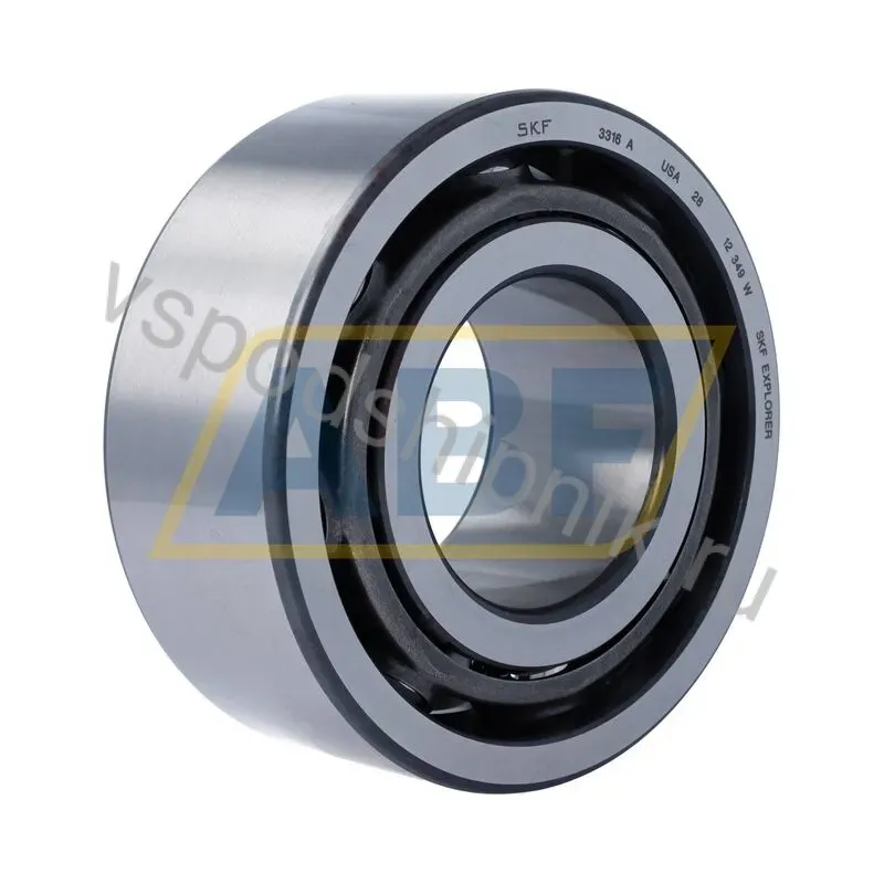 Радиально-упорный шариковый подшипник двухрядный 3316A SKF 360
