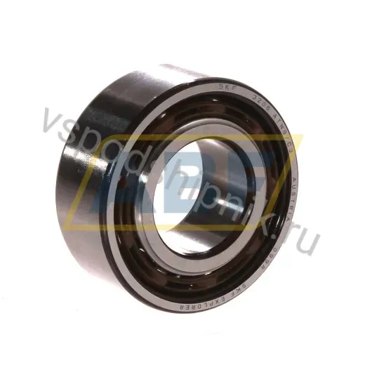 Радиально-упорный шариковый подшипник двухрядный 3206ATN9/C3 SKF